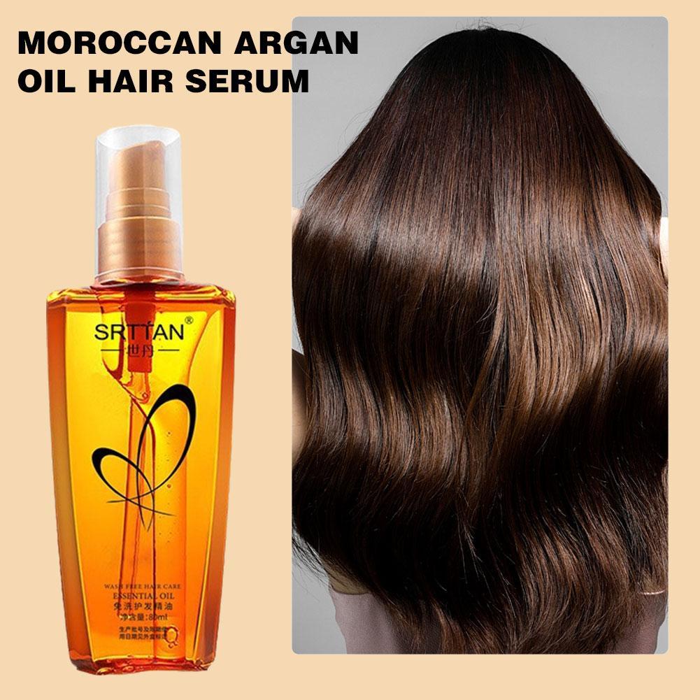 Split End Repair Serum - โมร็อกโก Argan Oil Hair Serum น้ํามันผมน้ําหนักเบา