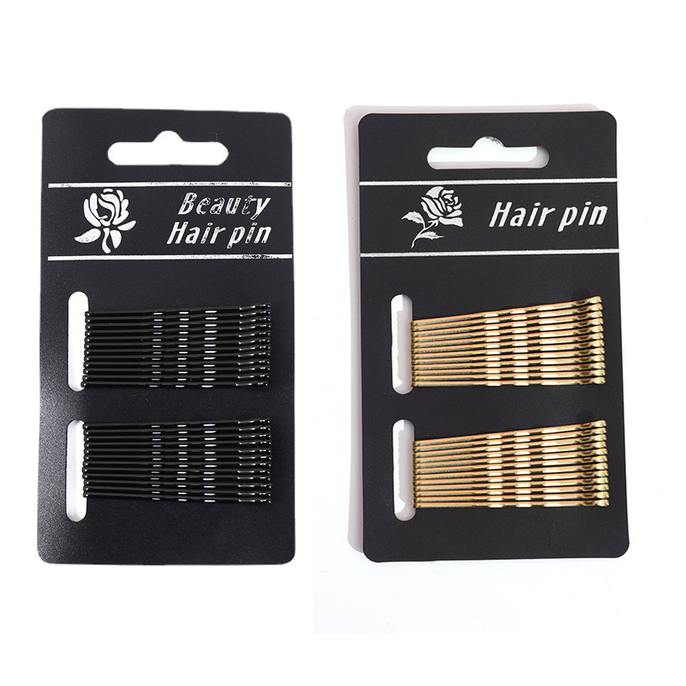 Bobby Pin Bulk - 24 ชิ้น/เซ็ตสีดํา Bobby Pins Multi-Function Non