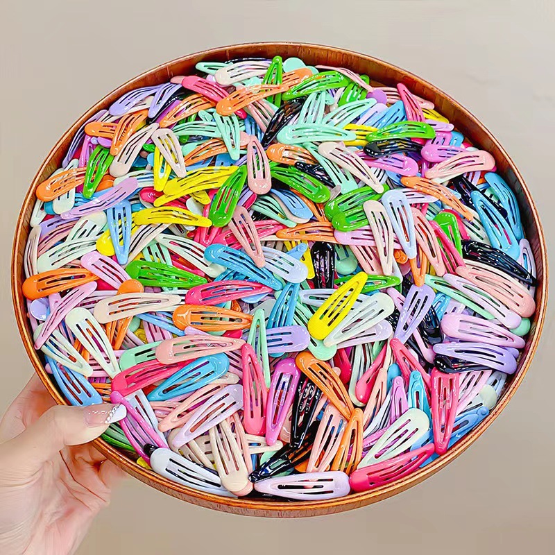 Bobby Pin Bulk - กิ๊บติดผมทรงหยดน้ำสีลูกกวาด 10/20 ชิ้น สำหรับเด็กผู้หญิง น่ารัก หวานฉ่ำ