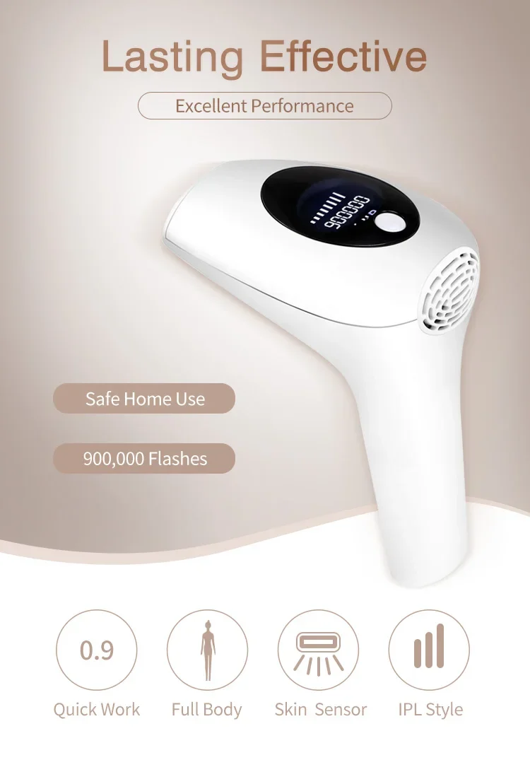 From Home Hair Care - 10 อุปกรณ์กำจัดขน IPL สำหรับดูแลความงาม 990000 แฟลช
