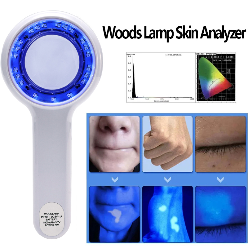 Hair Porosity Test - ใหม่ Woods Lamp เครื่องวิเคราะห์ผิวแบบพกพา Facial Salon