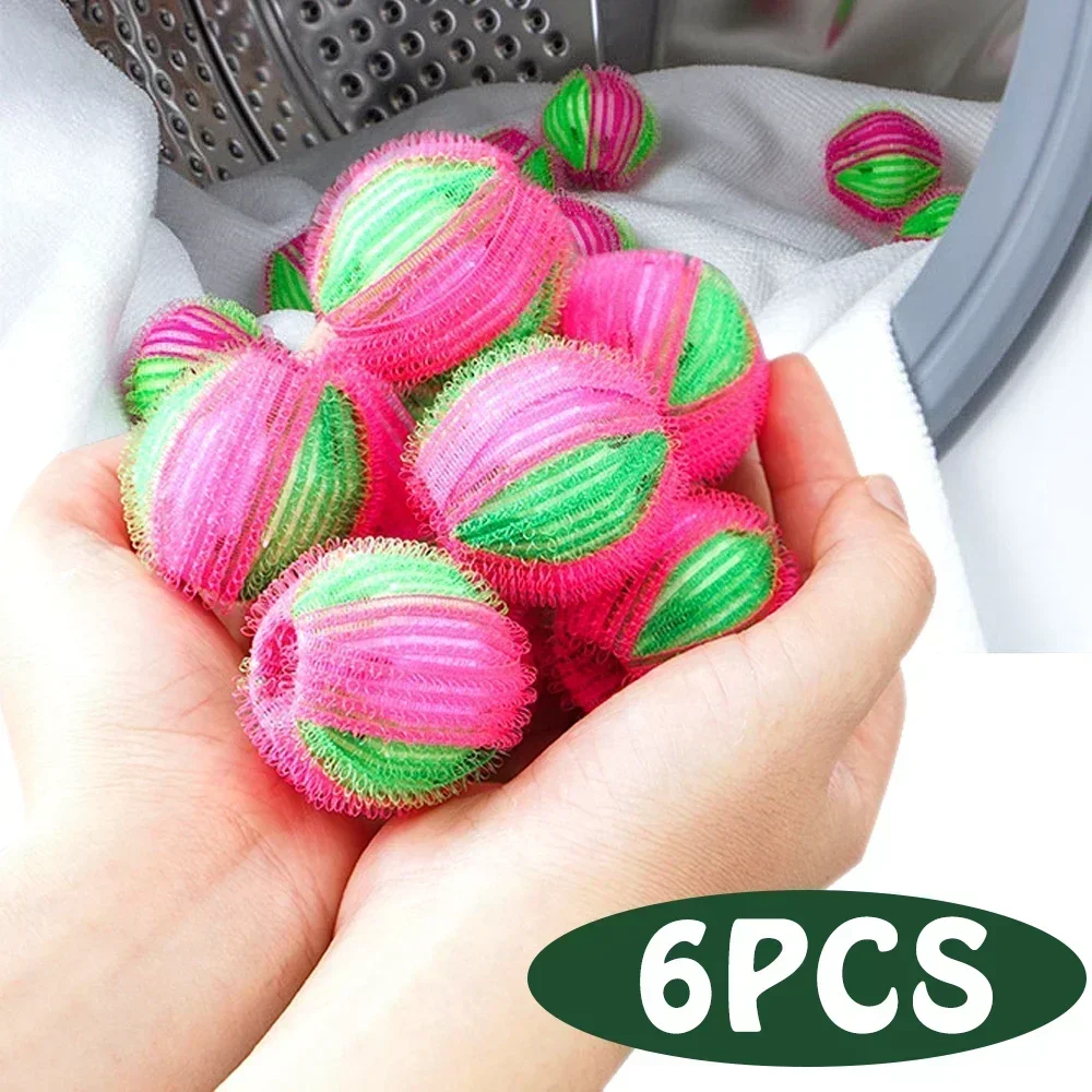 From Home Hair Care - 6ชิ้น Bola LAUNDRY สำหรับซักผ้าไนล่อน Bola LAUNDRY
