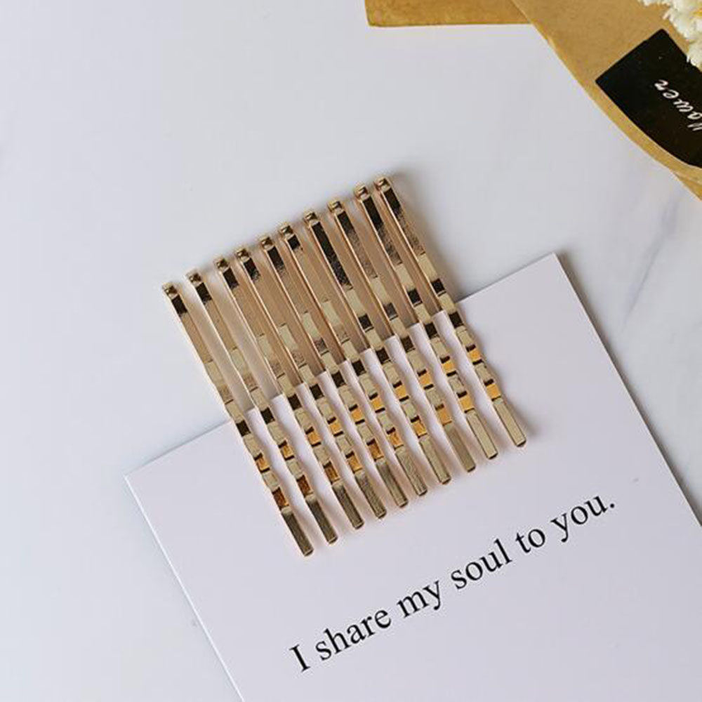 10pcs คลิปผม Hairpins โลหะทอง  - Bobby Pin Bulk บทวิจารณ์และราคา