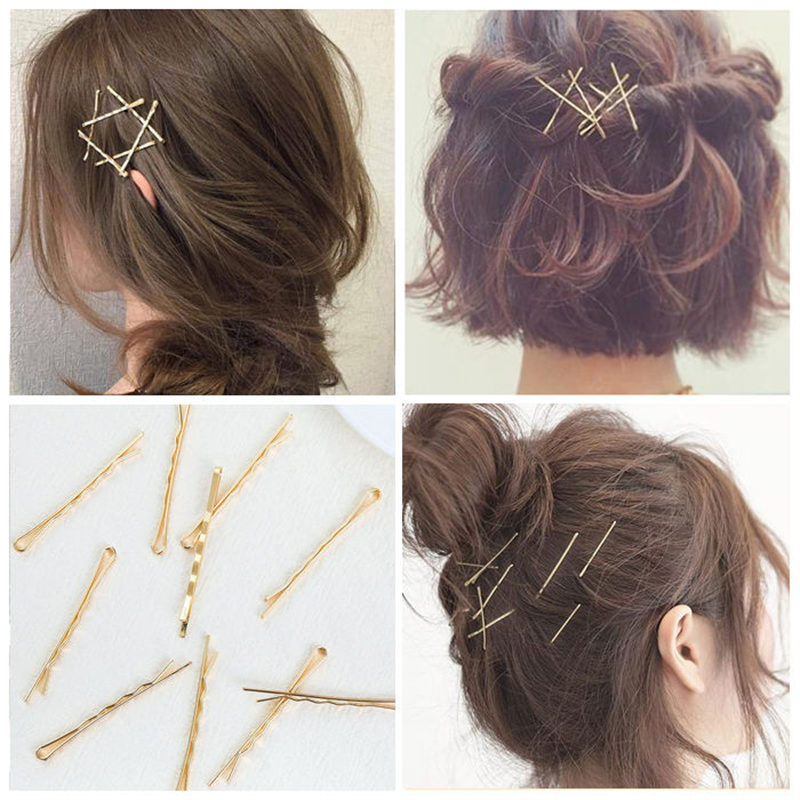 10pcs คลิปผม Hairpins โลหะทอง  - Bobby Pin Bulk บทวิจารณ์และราคา