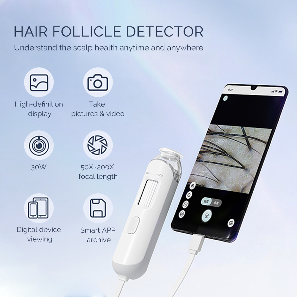 ใหม่ 50X/200X รูขุมขนผมเครื่อง - Hair Porosity Test บทวิจารณ์และราคา