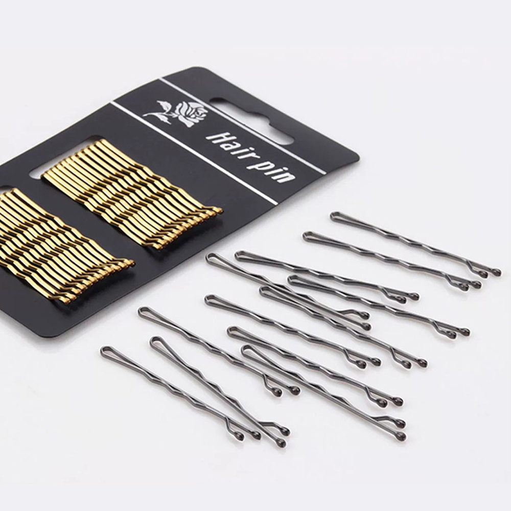 24 ชิ้น/เซ็ตสีดํา Bobby Pins M - Bobby Pin Bulk บทวิจารณ์และราคา