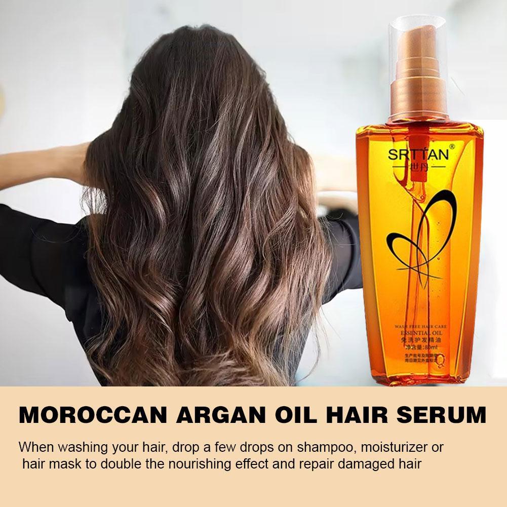 โมร็อกโก Argan Oil Hair Serum  - Split End Repair Serum บทวิจารณ์และราคา