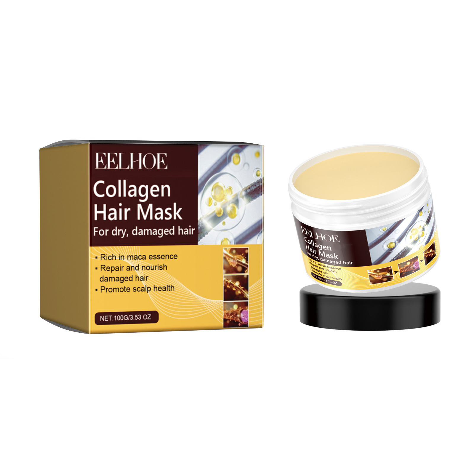EELHOE คอลลาเจน แฮร์ มาส์ก ทรี - Hair Care Dupes บทวิจารณ์และราคา