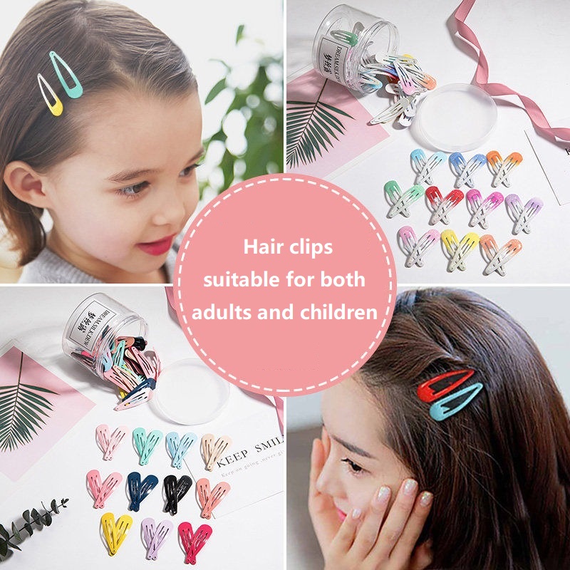 กิ๊บติดผมทรงหยดน้ำสีลูกกวาด 10 - Bobby Pin Bulk บทวิจารณ์และราคา