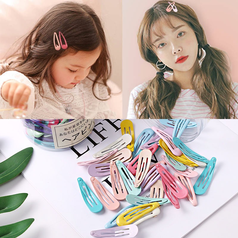 กิ๊บติดผมทรงหยดน้ำสีลูกกวาด 10 - Bobby Pin Bulk บทวิจารณ์และราคา