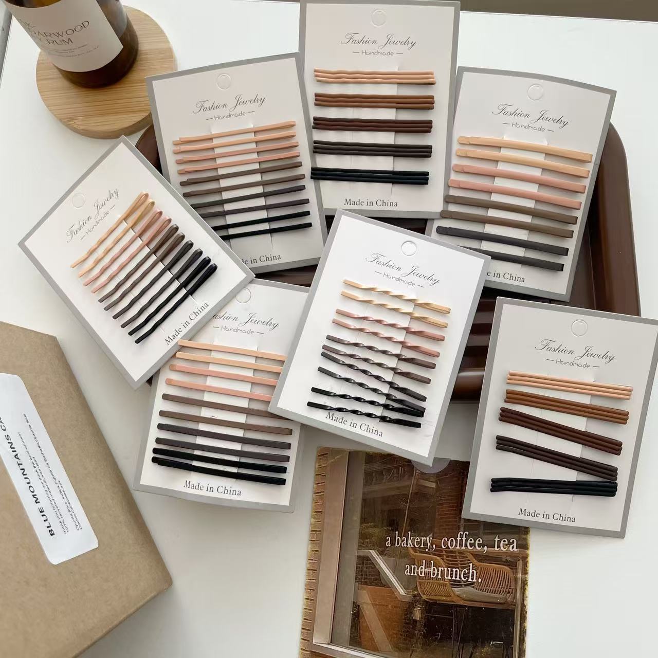 กิ๊บติดผมสีนมชา 10 ชิ้น สำหรับ - Bobby Pin Bulk บทวิจารณ์และราคา