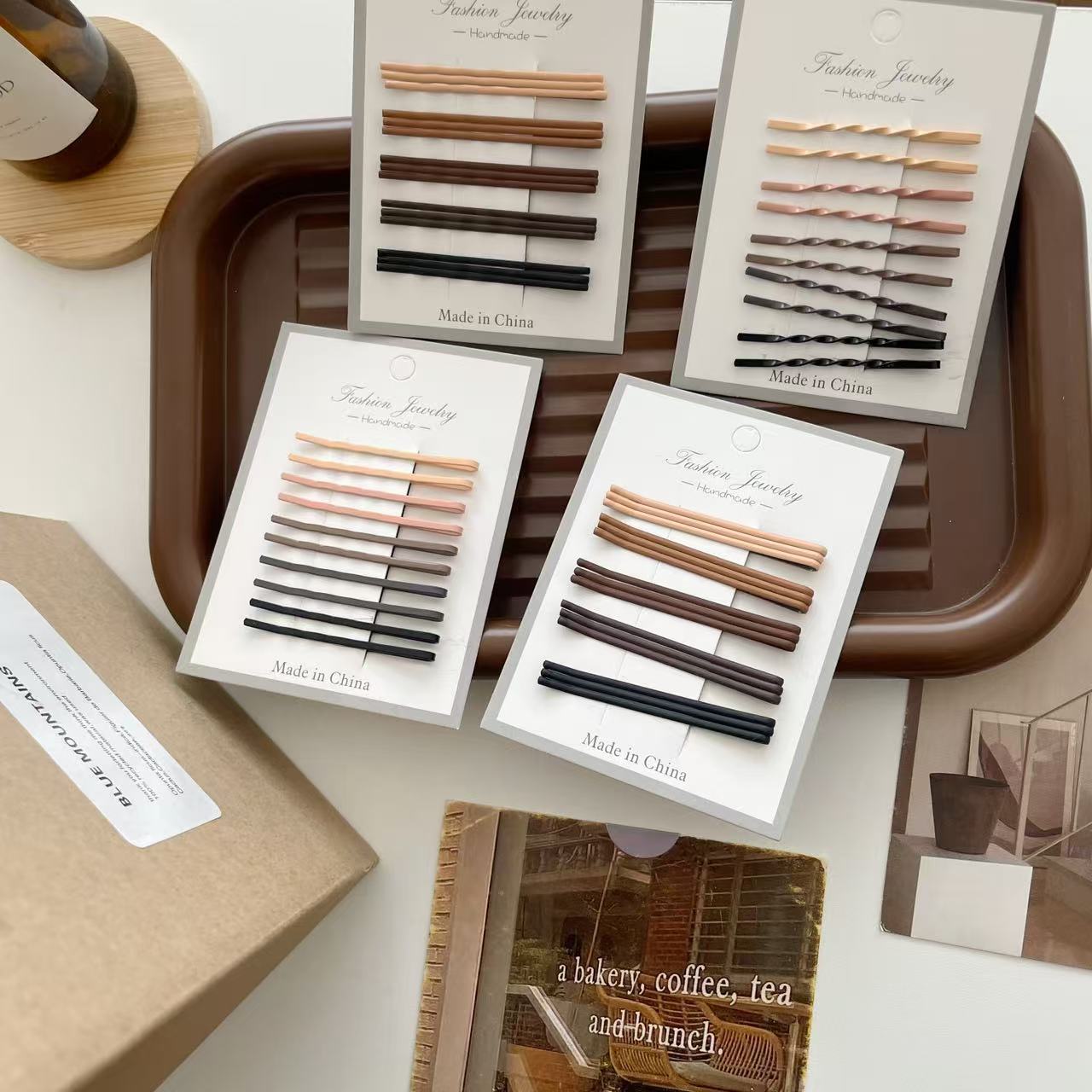 กิ๊บติดผมสีนมชา 10 ชิ้น สำหรับ - Bobby Pin Bulk บทวิจารณ์และราคา