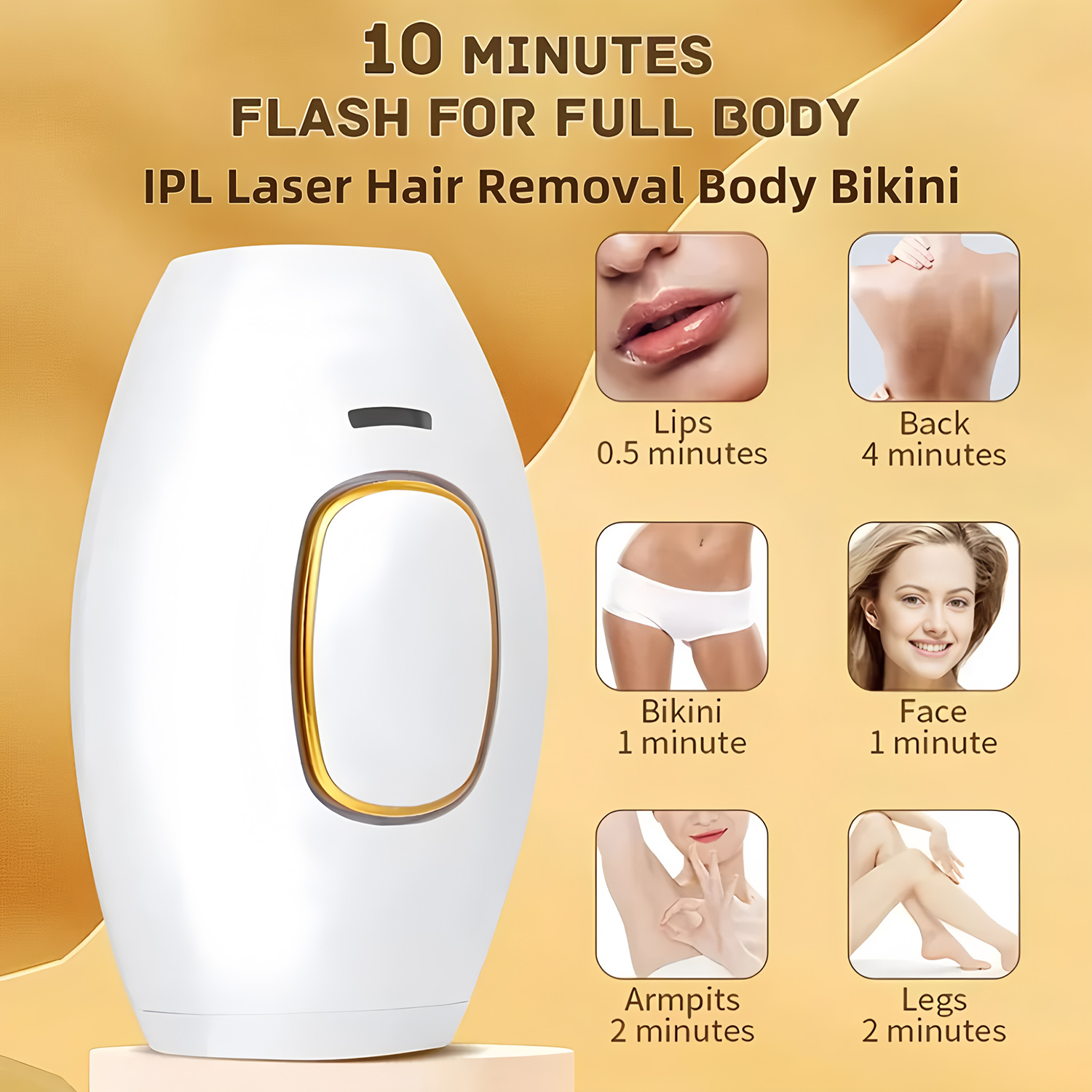 เครื่องกำจัดขนด้วยเลเซอร์แบบพก - From Home Hair Care บทวิจารณ์และราคา
