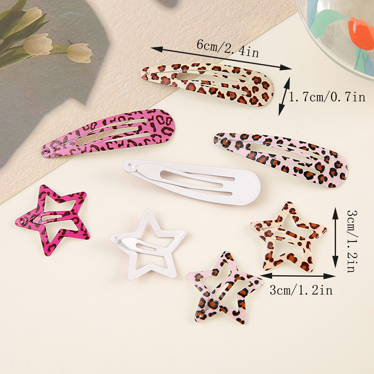 กิ๊บติดผมลายเสือดาวแบบเรียบง่า - Bobby Pin Bulk บทวิจารณ์และราคา